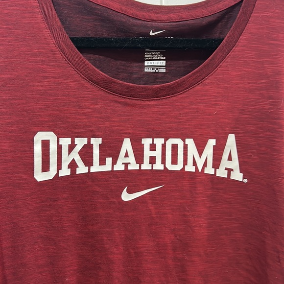 NWT NIKE Oklahoma Sooners Dri-fit long sleeve tee shirt. Size small - Picture 10 of 14
